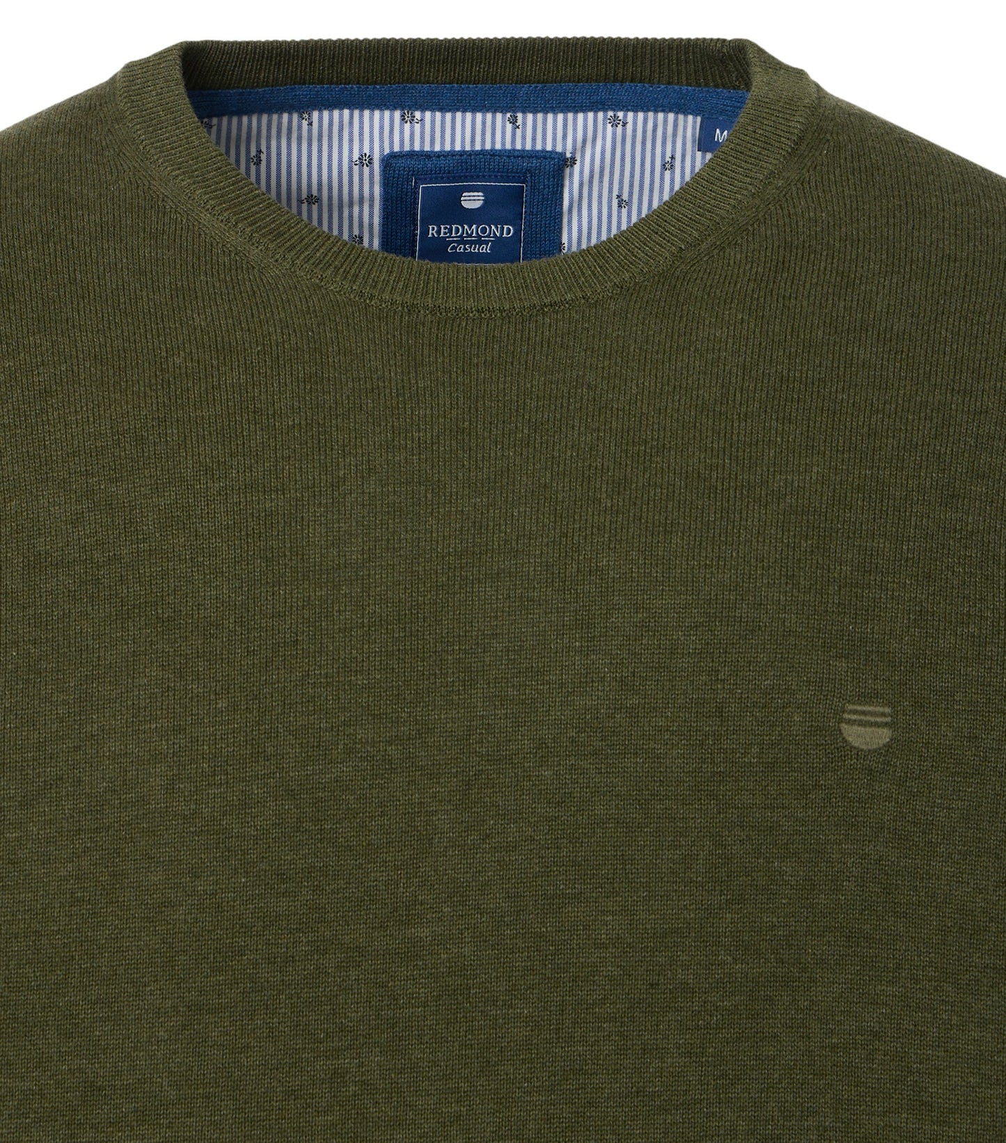 O-Hals Grön Bomullströja