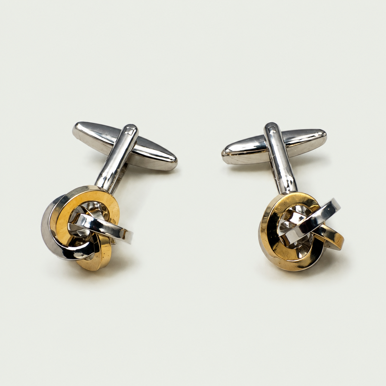 Knut Manschettknappar Guld/Silver