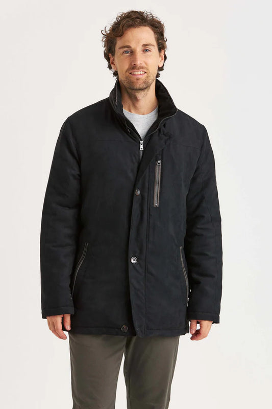 Erla of Sweden Svart  Alcantara Jacka