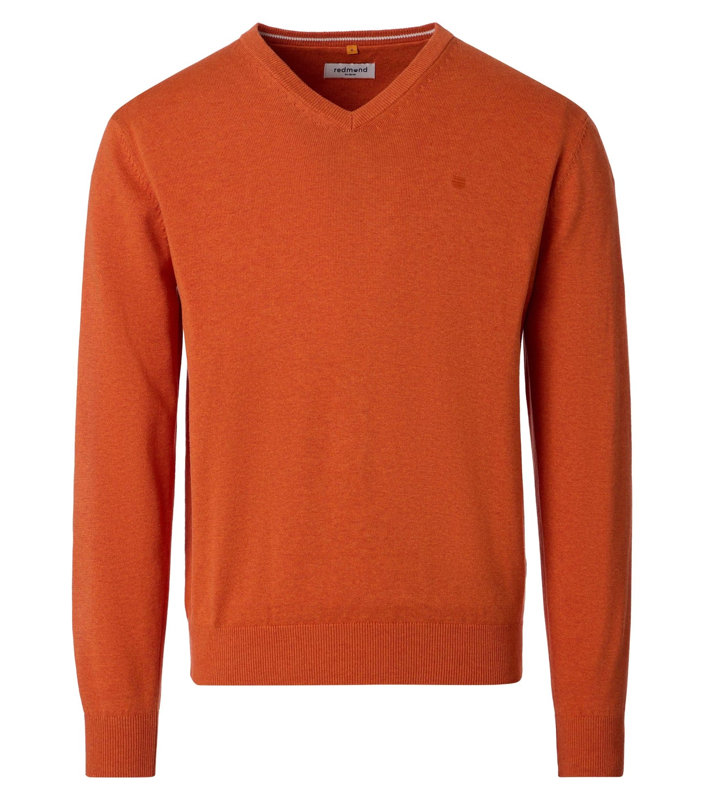 V-Hals Orange Bomullströja