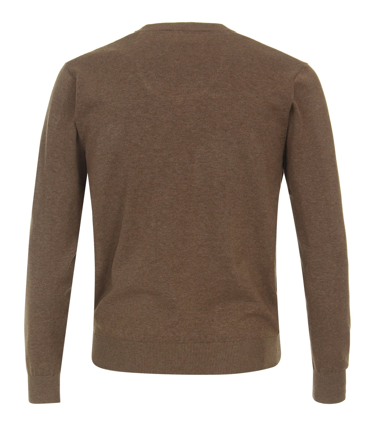 V-Hals Beige Bomullströja