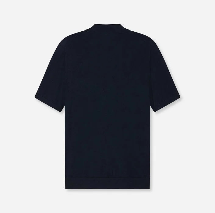 Kurzarm Polo Strick Tröja